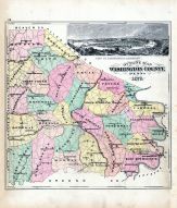 Washington Couty Outline Map, Washington County 1876